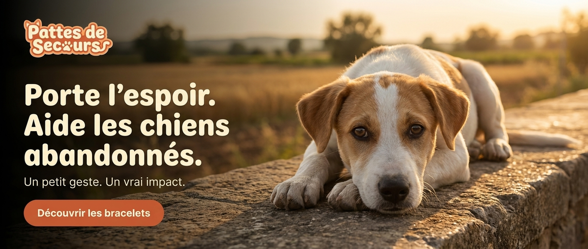 Pattes de Secours — bracelets solidaires pour les chiens abandonnés